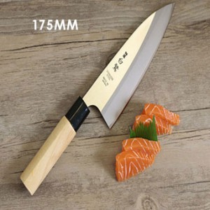 日本原装进口白鹭刀生鱼片刀料理刀柳叶刀三文鱼刀 175mm